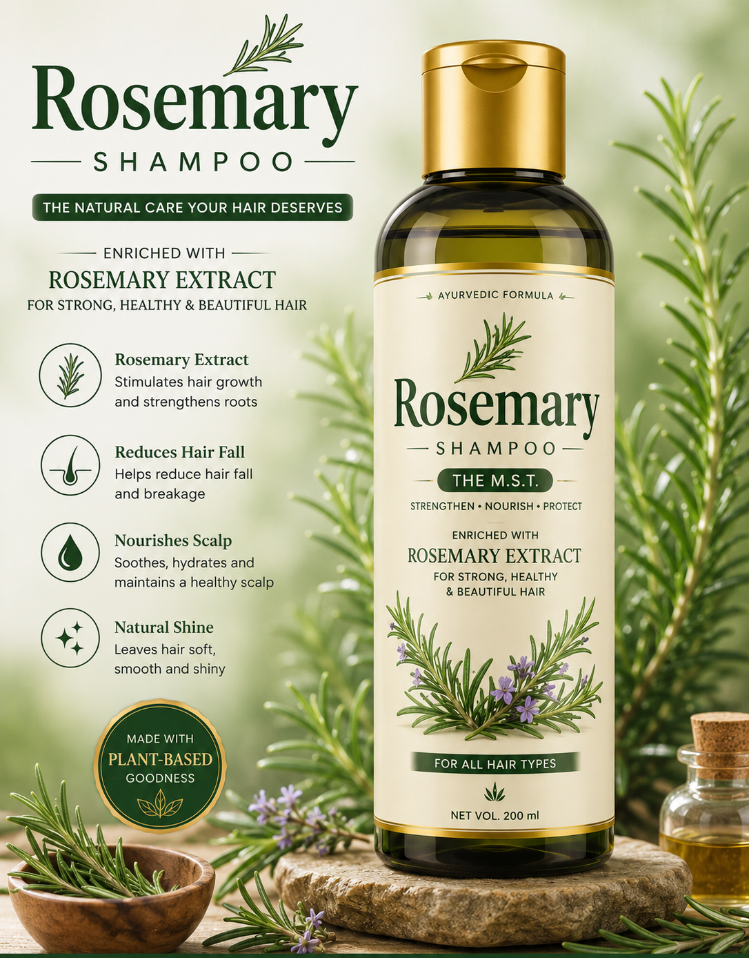 ROSE MERY SHAMPOO 500ML
