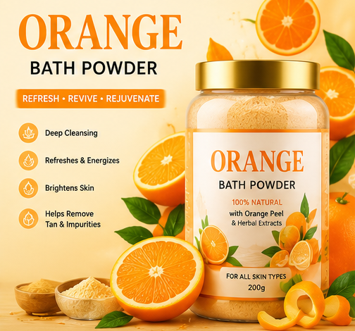 ORANGE BATH POWDER 250GMS