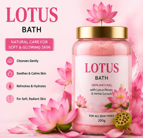 LOTUS BATH POWDER 250GMS