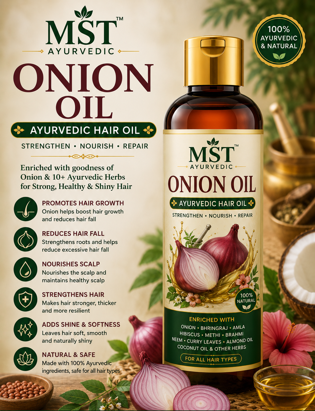 ONION HAIR OIL 200ML